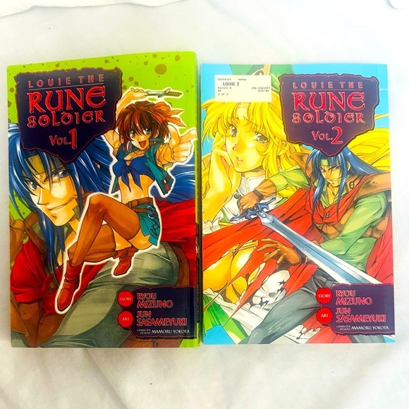 NEW Louie Rune Soldier Vol 1-2 Paperback Manga Anime Graphic Novel Teen 13+ - Picture 1 of 4